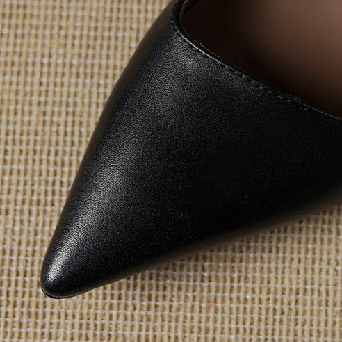 Belvenza | Décolleté Kitten Heel in Pelle Sintetica