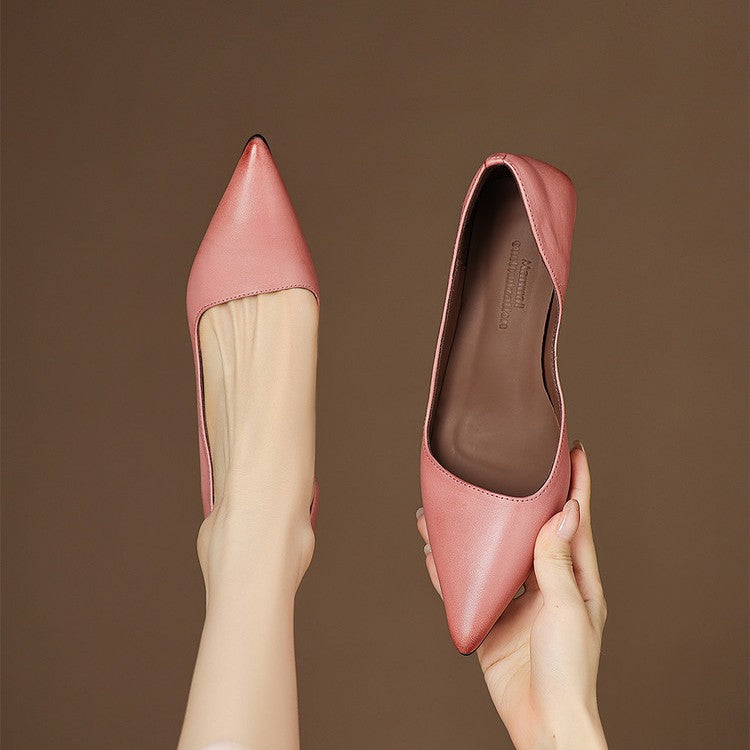 Belvenza | Décolleté Kitten Heel in Pelle Sintetica