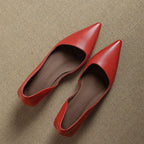 Belvenza | Décolleté Kitten Heel in Pelle Sintetica