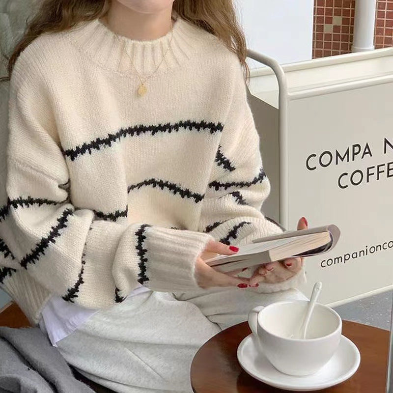 Belvenza | Maglione Elegante in Cashmere Grigio