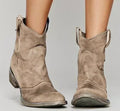 Belvenza | Stivaletti Eleganti in Suede Marrone
