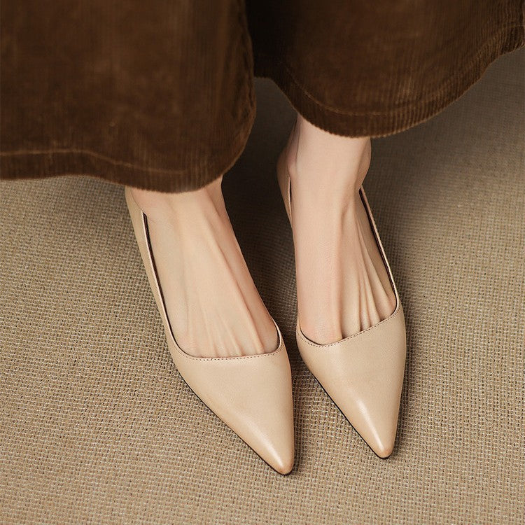 Belvenza | Décolleté Kitten Heel in Pelle Sintetica