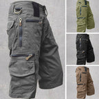 Belvenza | Pantaloni Cargo Versatili in Cotone Verde