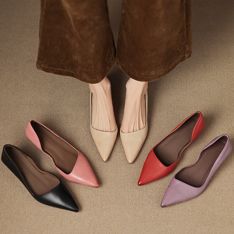 Belvenza | Décolleté Kitten Heel in Pelle Sintetica
