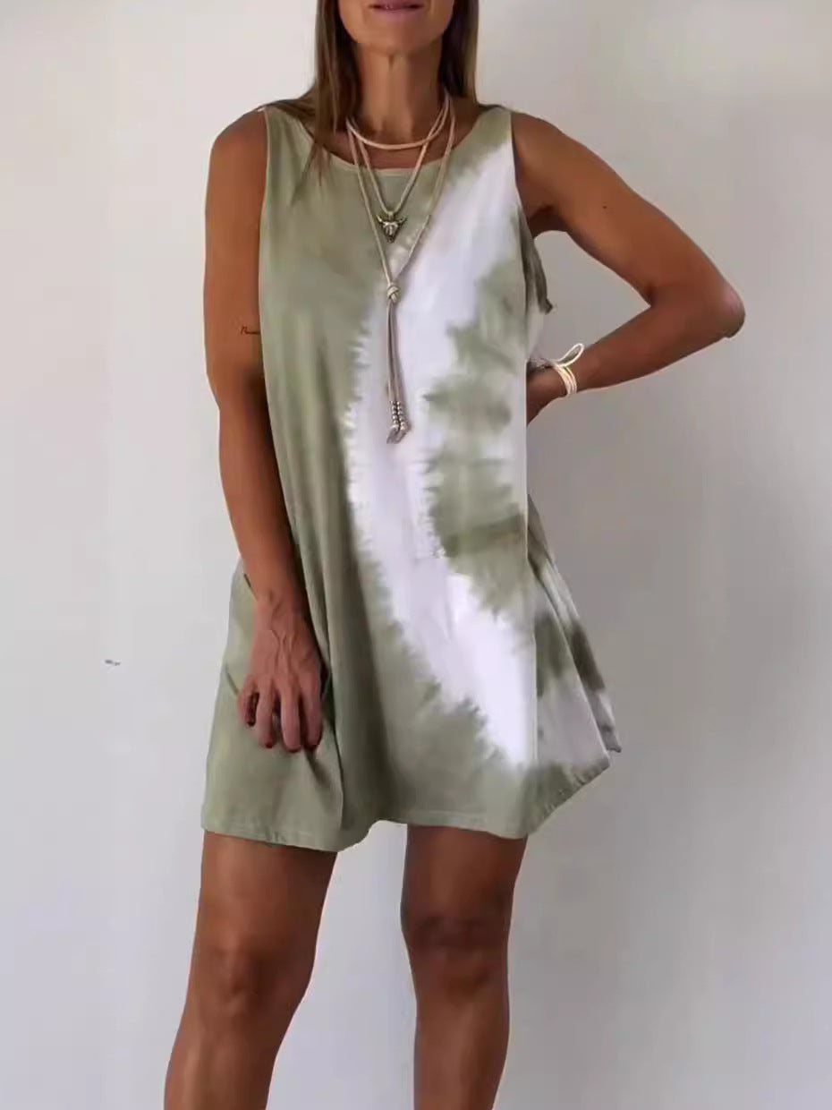 Belvenza | Vestito Gradient in Stile Tie Dye