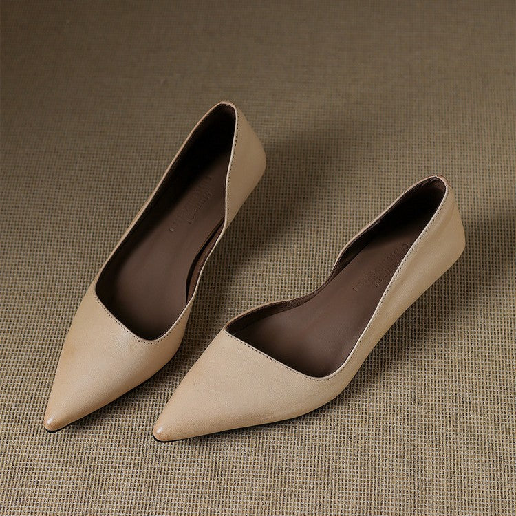 Belvenza | Décolleté Kitten Heel in Pelle Sintetica