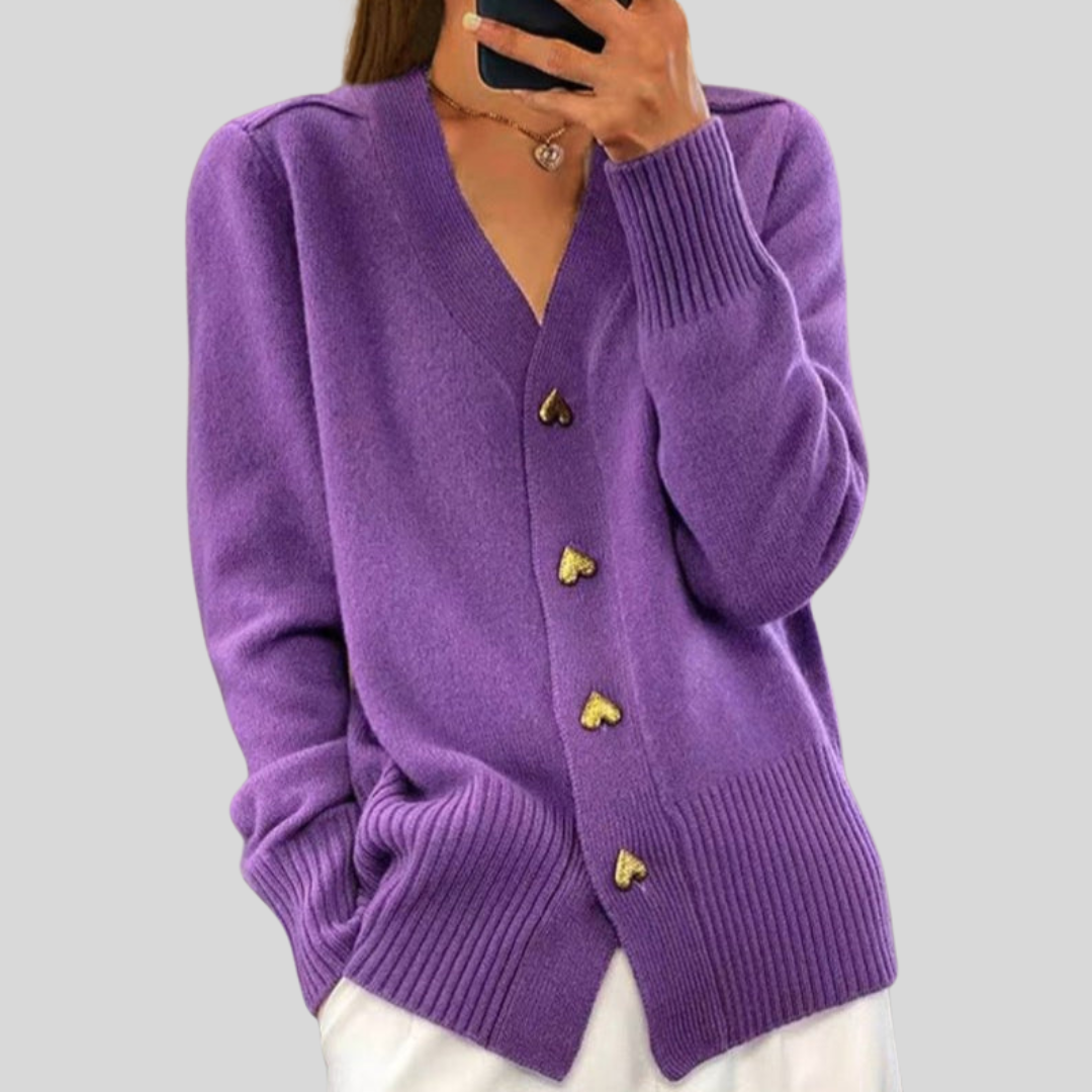 Belvenza | Cardigan Elegante in Maglia Morbida
