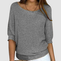 Belvenza | Maglione Elegante in Cashmere Grigio