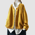 Belvenza | Cardigan Accogliente in Maglia Grigia