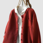 Belvenza | Cardigan Accogliente in Maglia Grigia
