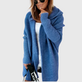 Belvenza | Cardigan con Cappuccio Confortevole in Grigio