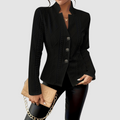 Belvenza | Blazer Elegante in Tessuto Nero