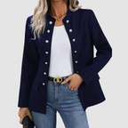 Belvenza | Blazer Elegante in Tessuto Nero