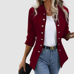 Belvenza | Blazer Elegante in Tessuto Nero