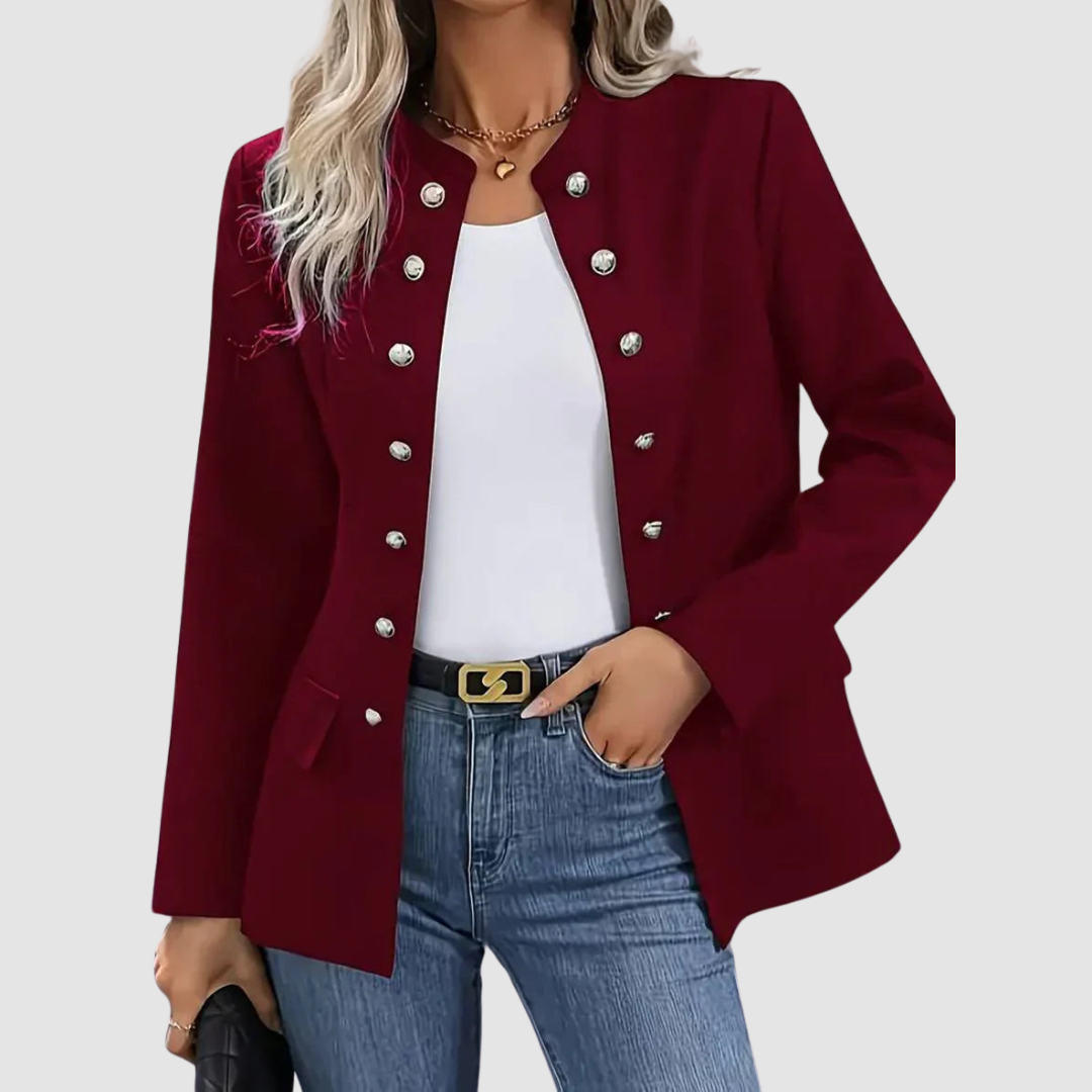 Belvenza | Blazer Elegante in Tessuto Nero