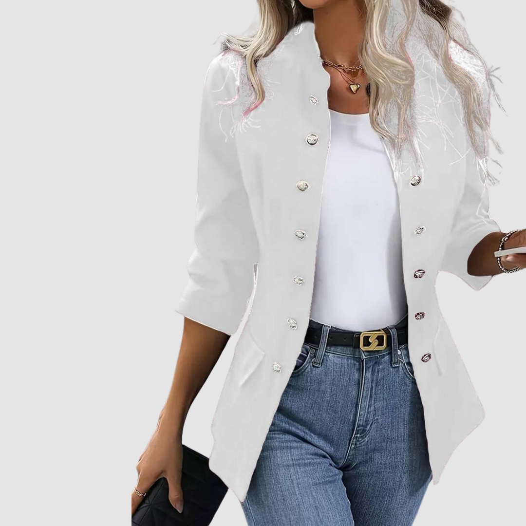 Belvenza | Blazer Elegante in Tessuto Nero