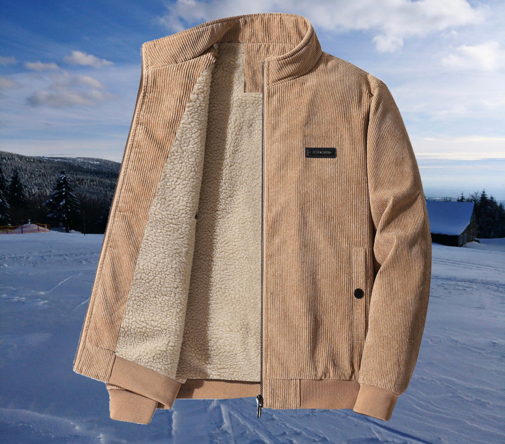 Belvenza | Giacca in Corduroy Verde per Uomo