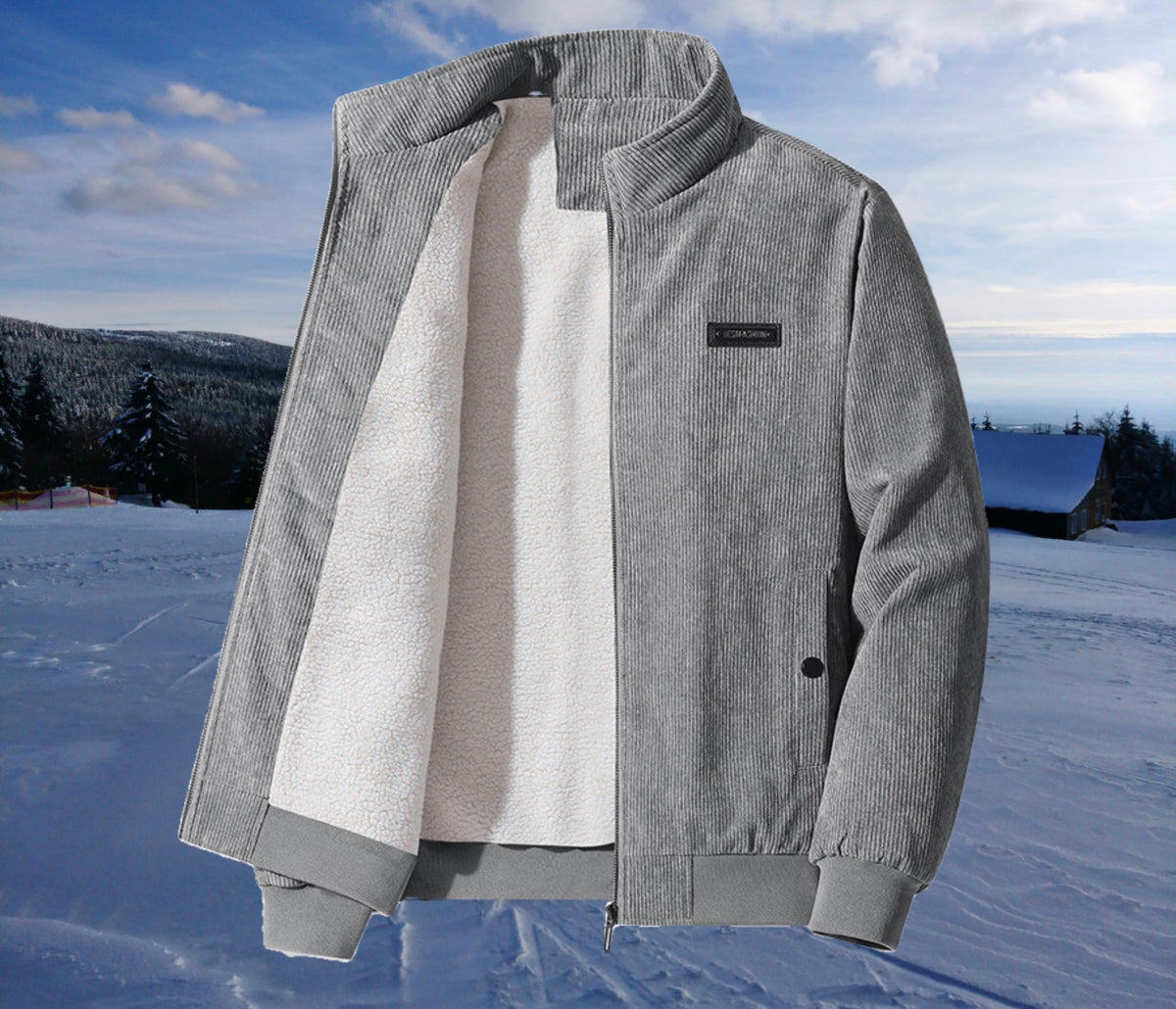 Belvenza | Giacca in Corduroy Verde per Uomo