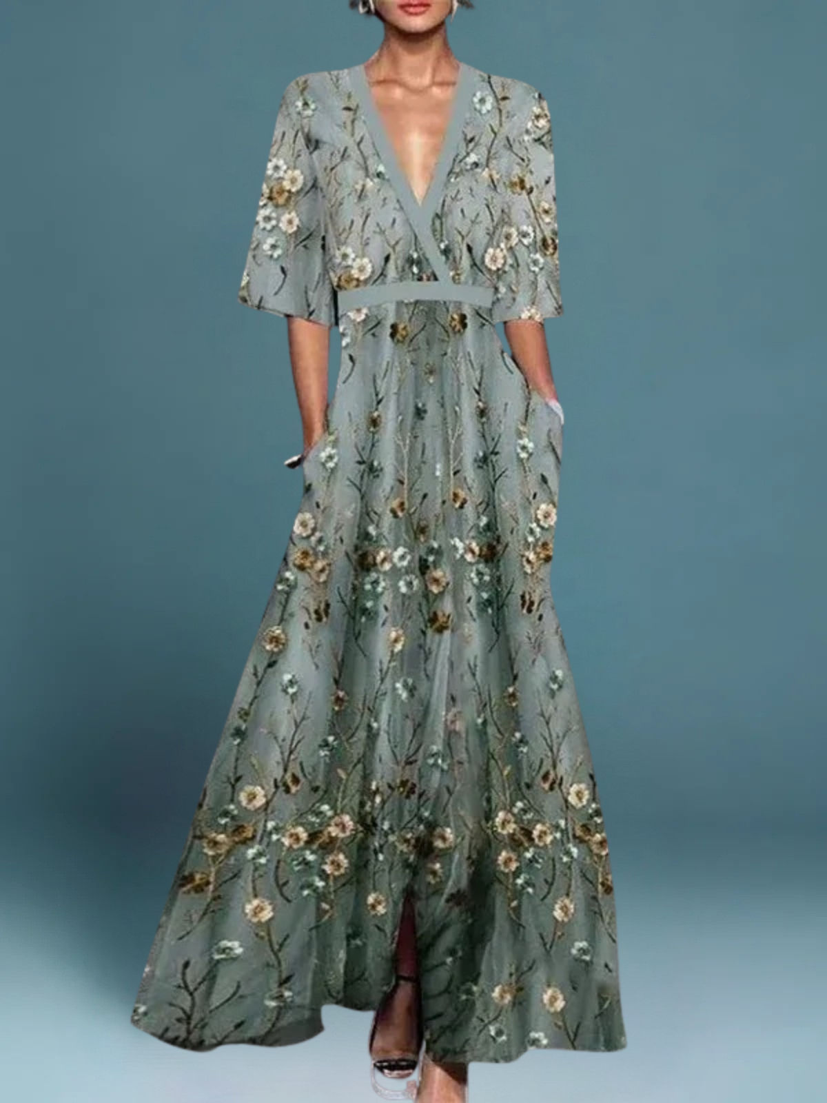 Belvenza | Abito Elegante con Scollatura a V