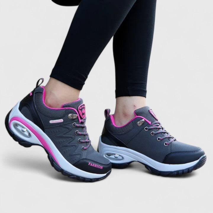 Belvenza | Sneakers Comode in Tessuto Grigio
