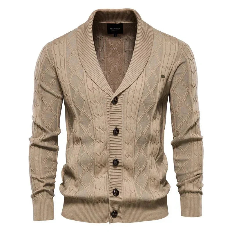 Belvenza | Cardigan da Uomo in Maglia con Bottoni
