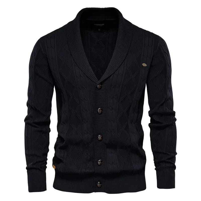 Belvenza | Cardigan da Uomo in Maglia con Bottoni