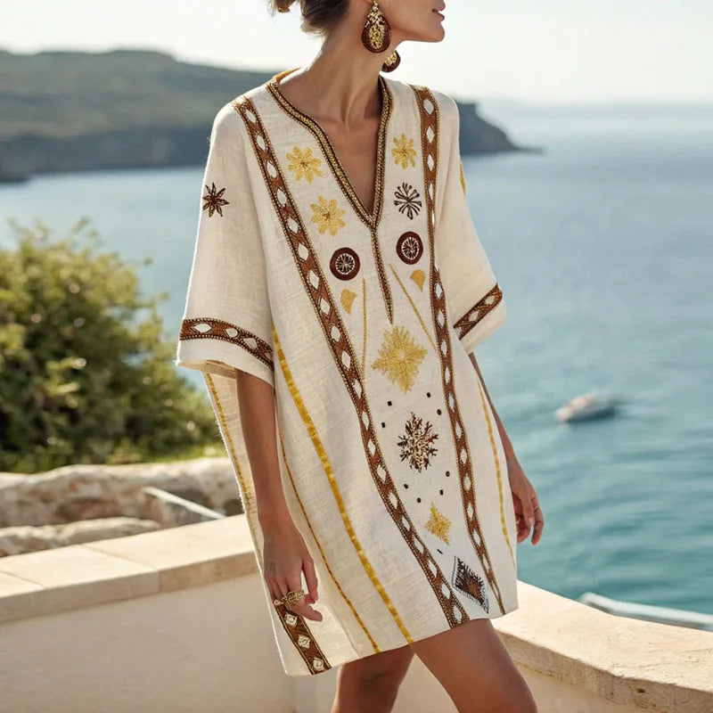 Belvenza | Abito da Spiaggia Elegante in Tessuto Leggero