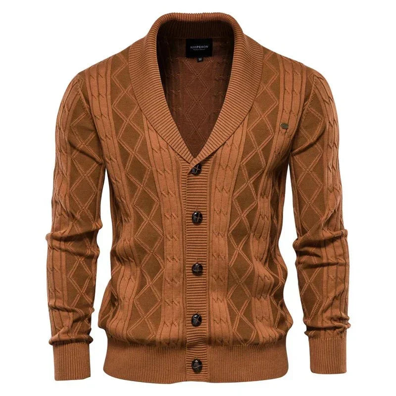 Belvenza | Cardigan da Uomo in Maglia con Bottoni