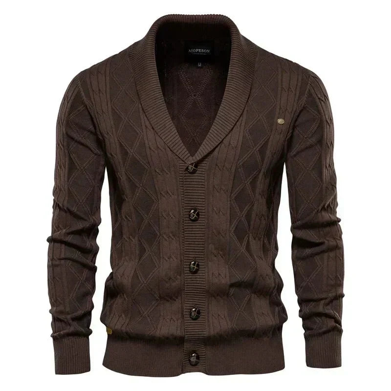 Belvenza | Cardigan da Uomo in Maglia con Bottoni