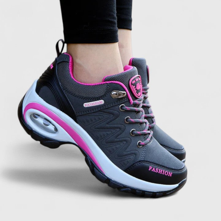 Belvenza | Sneakers Comode in Tessuto Grigio