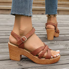 Belvenza | Sandali Comodi Beige Demi