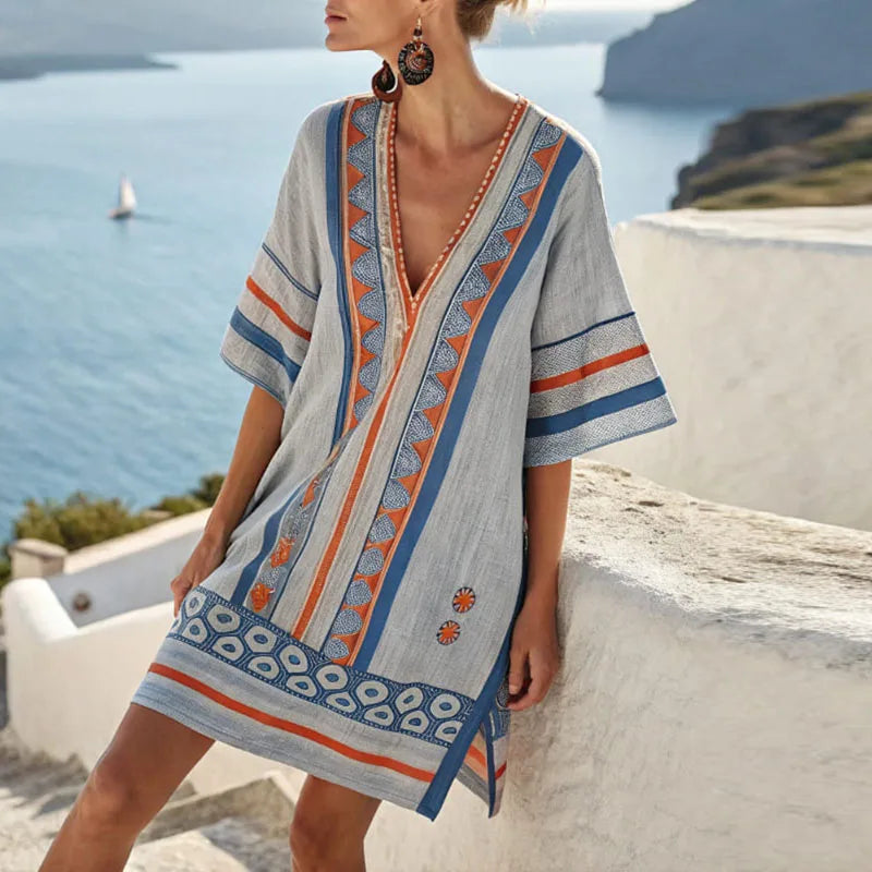 Belvenza | Maxidress Elegante in Tessuto Fluido per Ogni Occasione