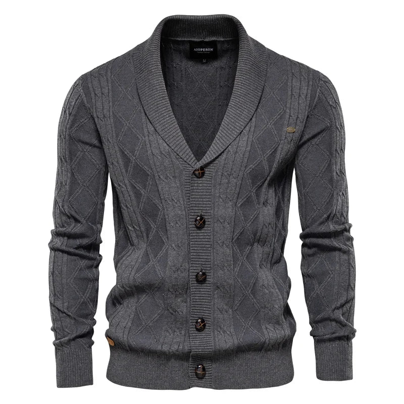 Belvenza | Cardigan da Uomo in Maglia con Bottoni