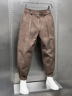 Belvenza | Pantaloni Eleganti in Tessuto Nero