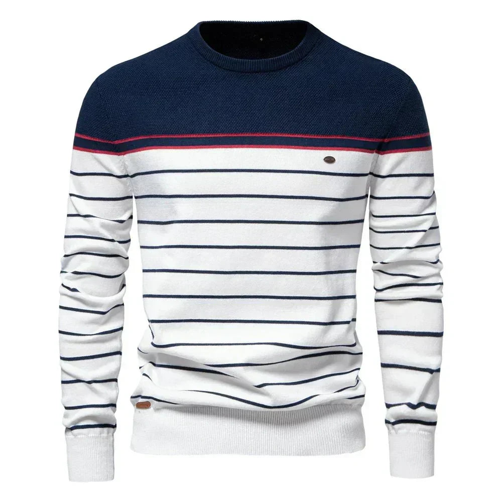 Belvenza | Pullover Robusto da Uomo in Colore Neutro