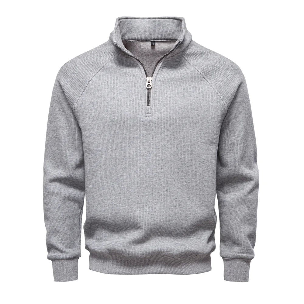 Belvenza | Maglione Termico da Uomo in Colore Neutro