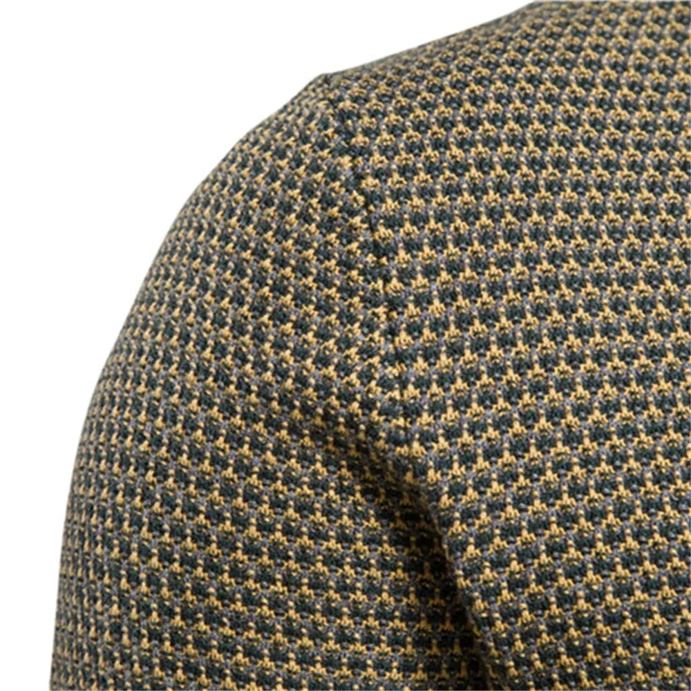 Belvenza | Maglione da Uomo in Cotone con Motivo a Rombi