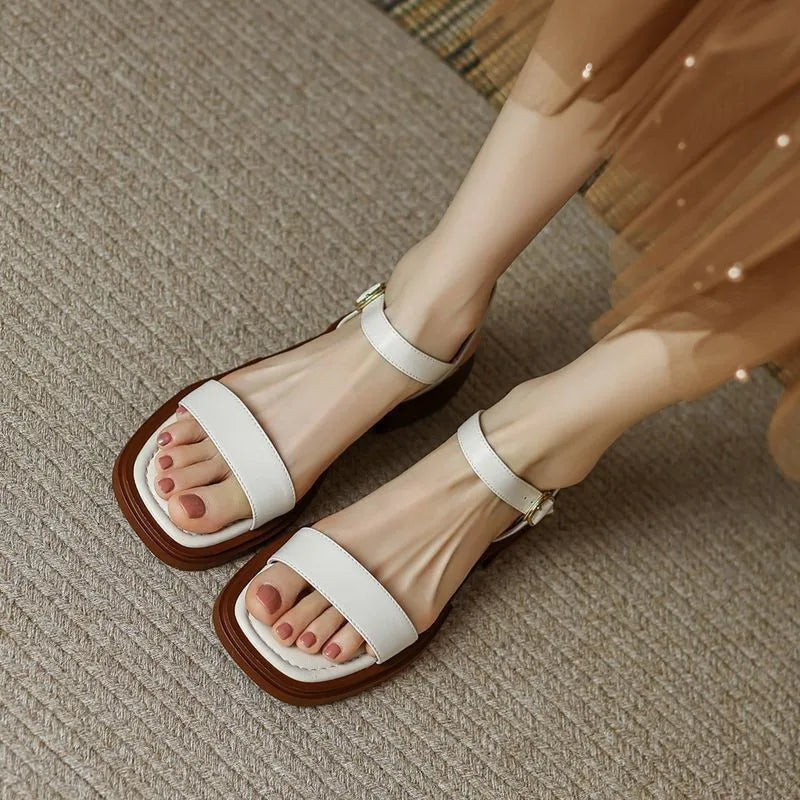 Belvenza | Sandali Eleganti Neri Angelica