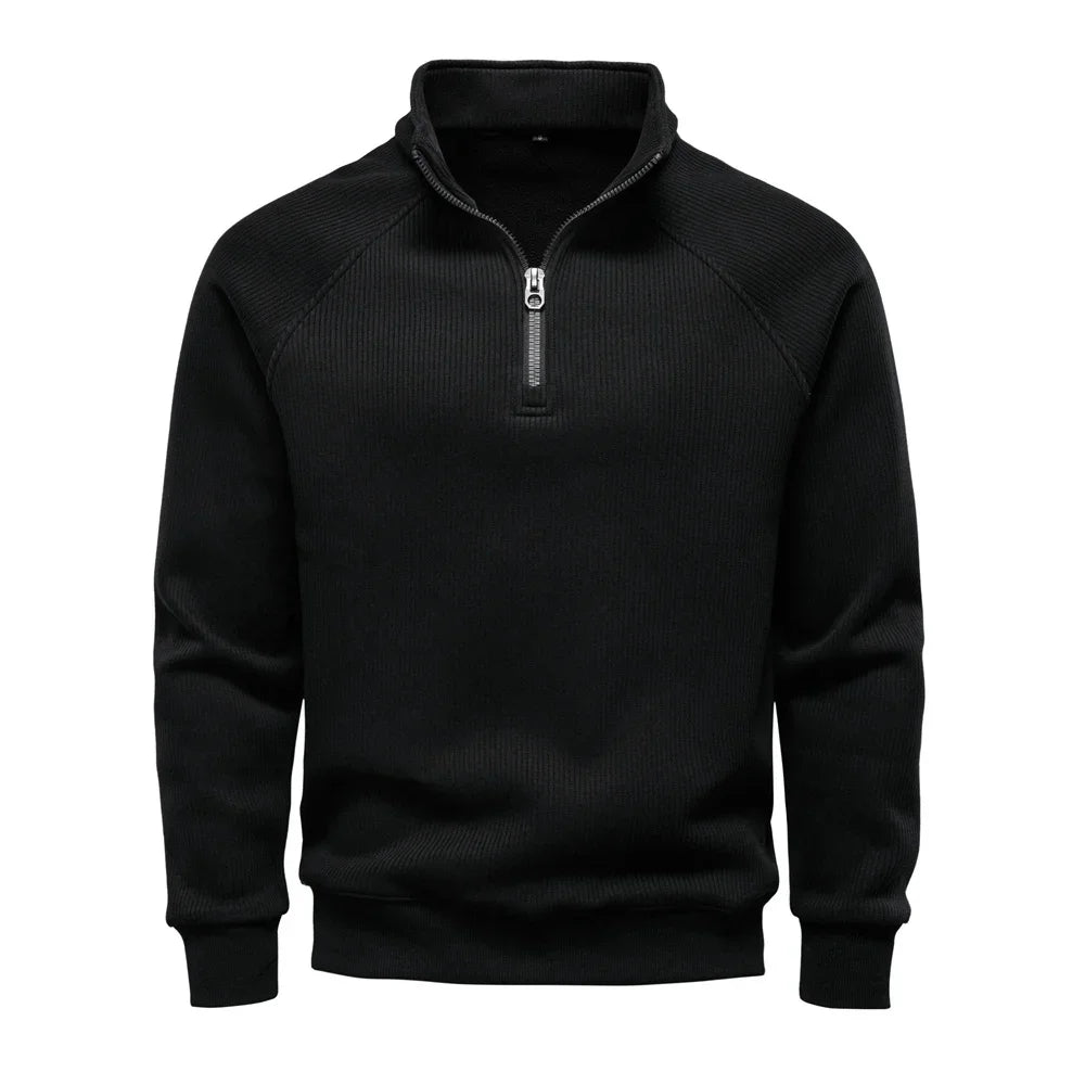 Belvenza | Maglione Termico da Uomo in Colore Neutro