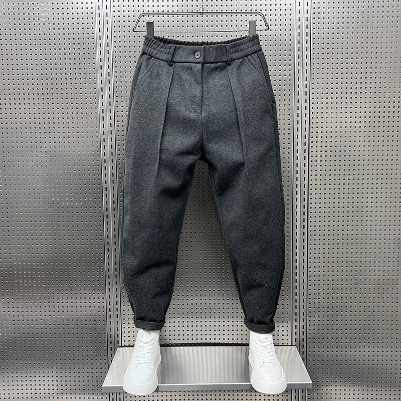 Belvenza | Pantaloni Eleganti in Tessuto Nero