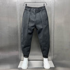 Belvenza | Pantaloni Eleganti in Tessuto Nero