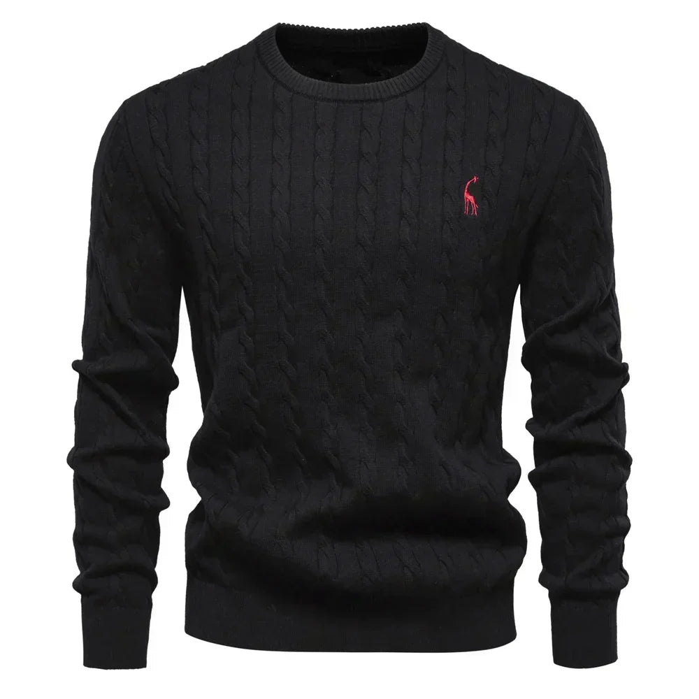 Belvenza | Maglione Moderno in Maglia per Uomo