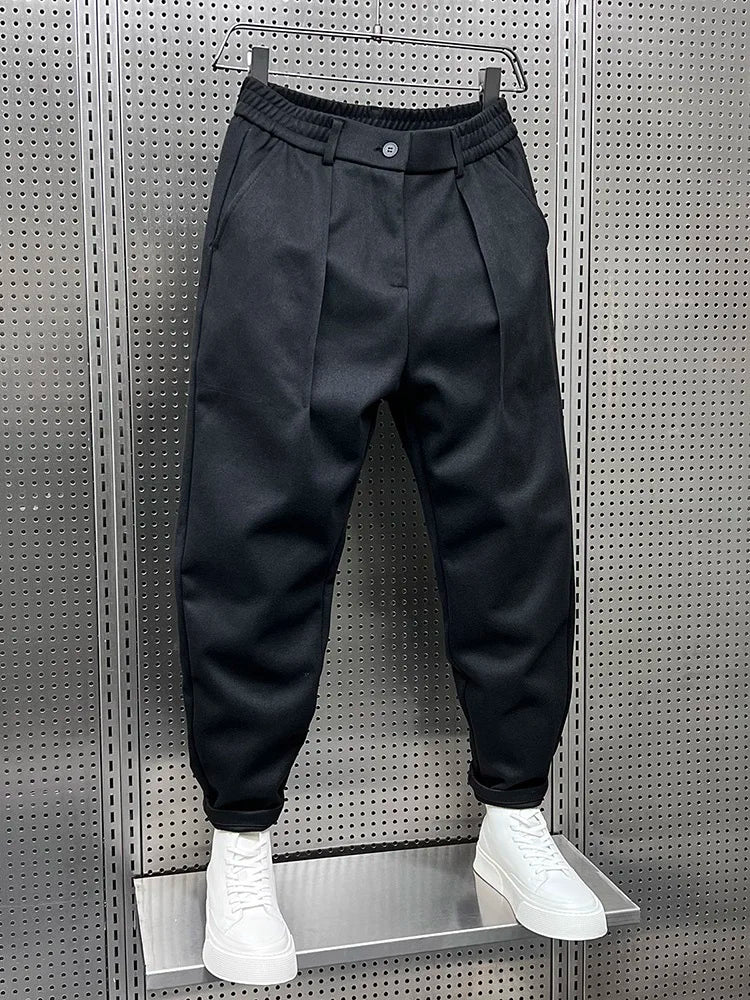 Belvenza | Pantaloni Eleganti in Tessuto Nero