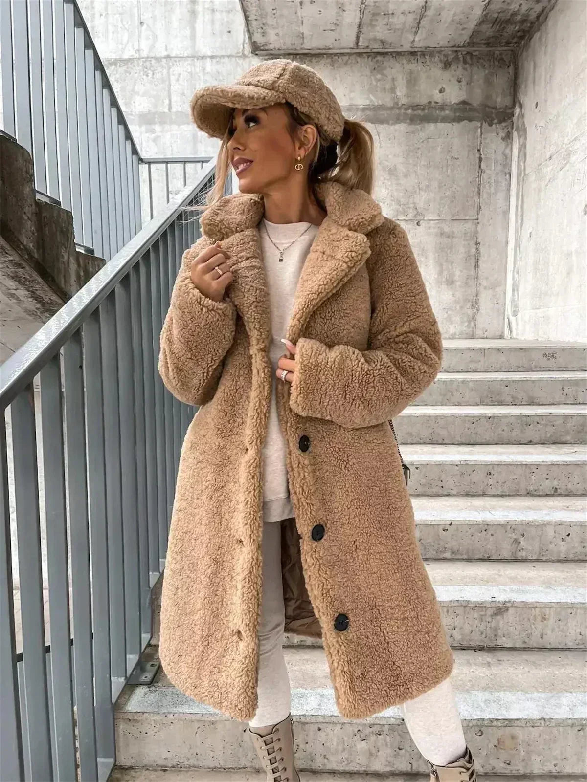 Belvenza | Cappotto Coccoloso in Tessuto Morbido