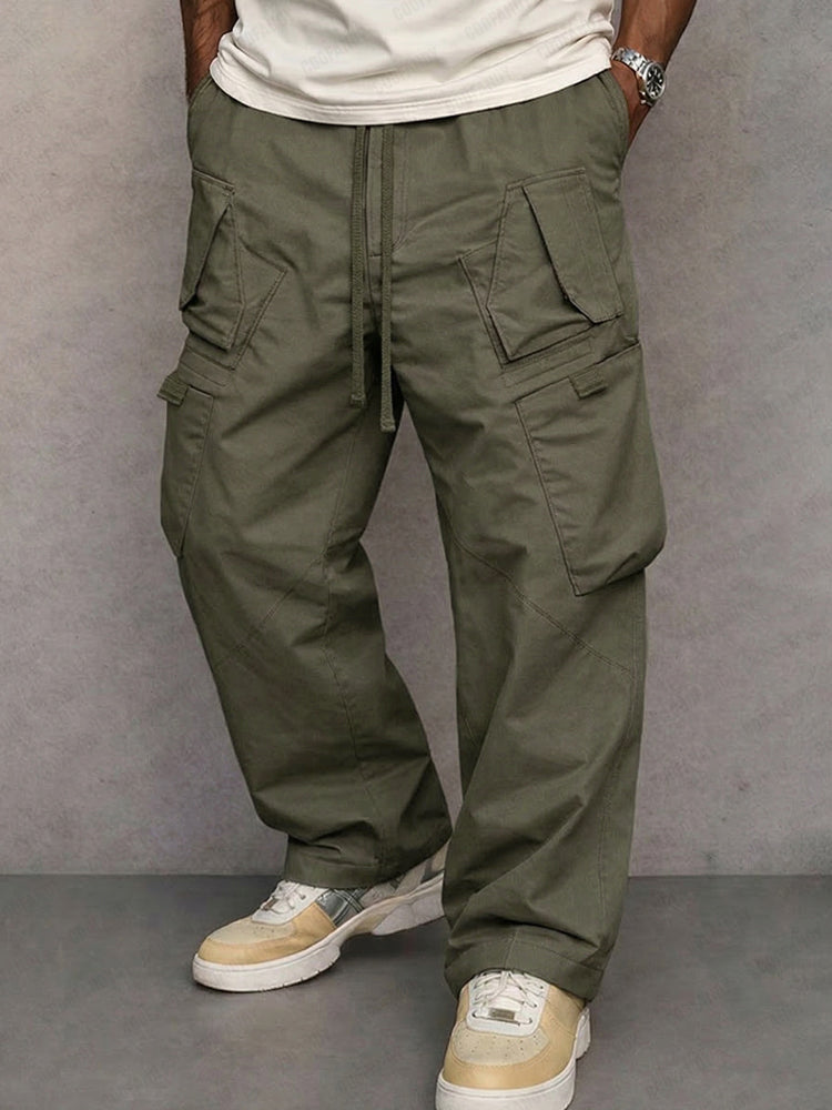 Belvenza | Pantaloni Cargo Utility Fit Dritti