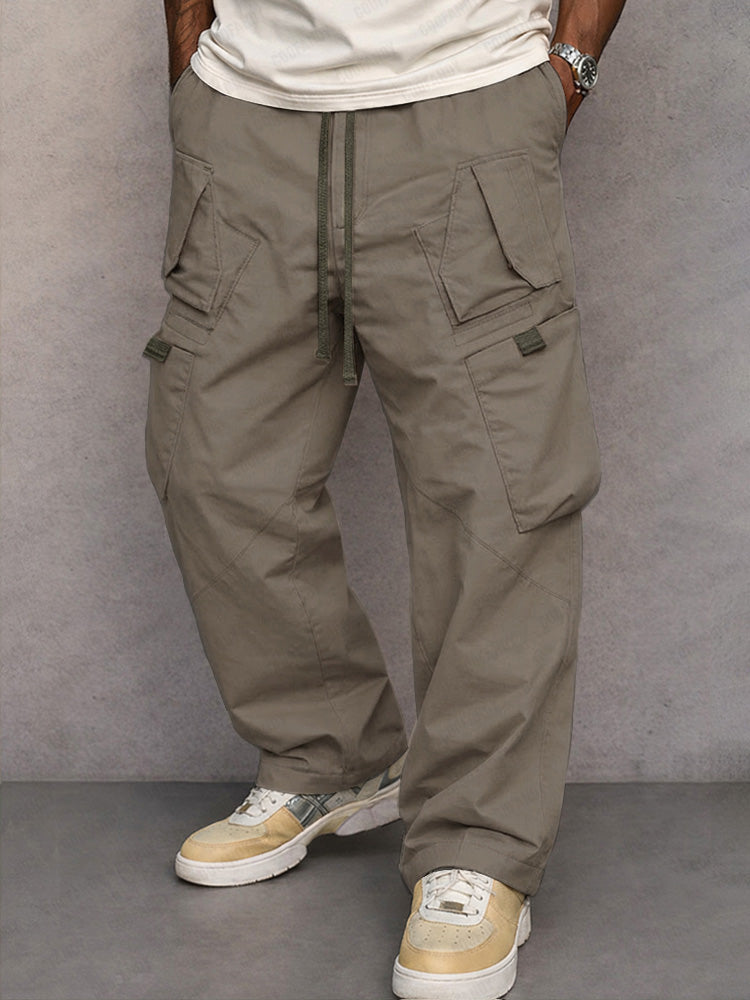 Belvenza | Pantaloni Cargo Utility Fit Dritti