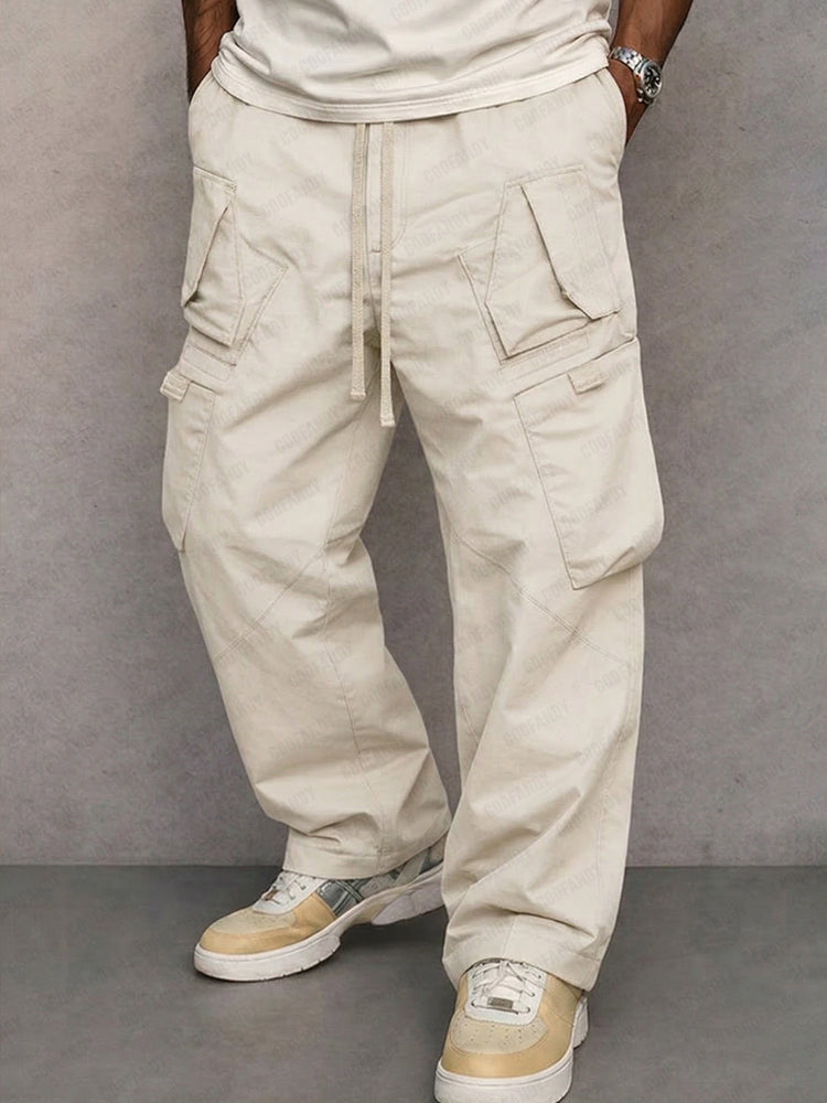 Belvenza | Pantaloni Cargo Utility Fit Dritti