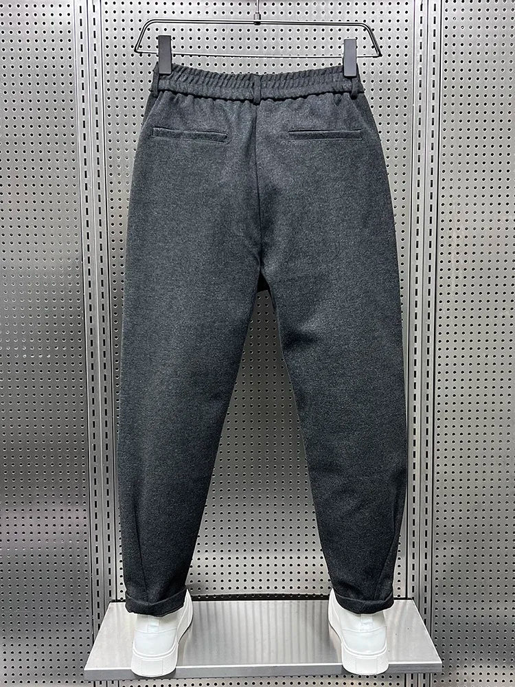 Belvenza | Pantaloni Eleganti in Tessuto Nero