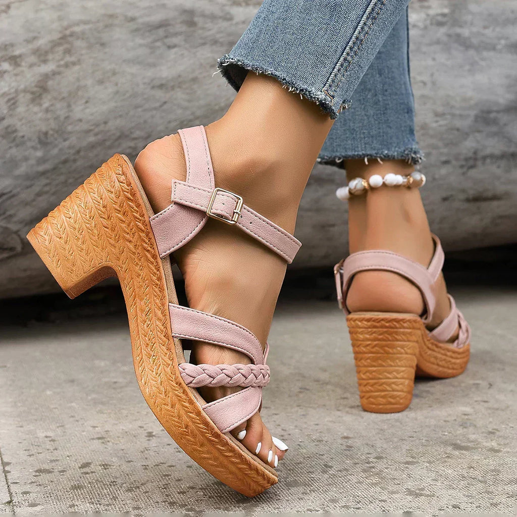 Belvenza | Sandali Comodi Beige Demi