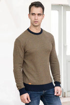 Belvenza | Maglione da Uomo in Cotone con Motivo a Rombi